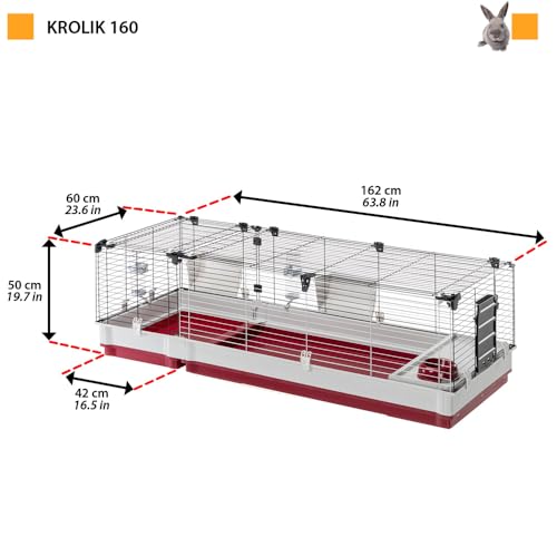 Kaninchenstall Krolik 160, Ferplast, einstöckig - 2