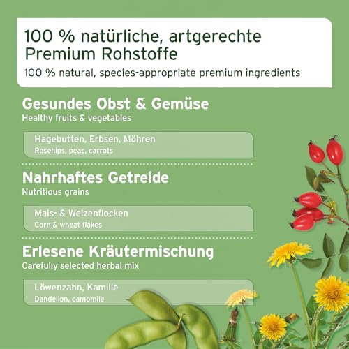 AniForte Natur Nagerfutter 10 Liter für Hamster, Meerschweinchen, Kaninchen – Qualitäts-ID: OLP C 09 - 4