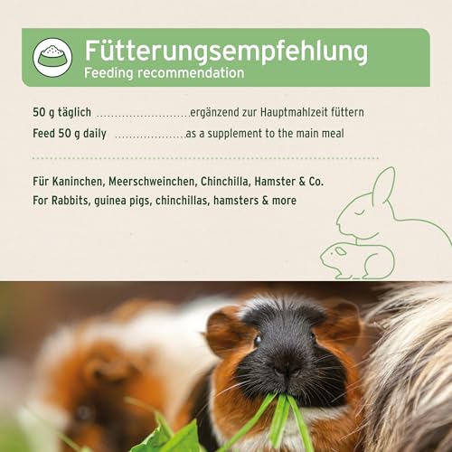 AniForte Natur Nagerfutter 10 Liter für Hamster, Meerschweinchen, Kaninchen – Qualitäts-ID: OLP C 09 - 5